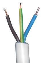 Installationskabel 3 x 1,5 mm² 50 meter halogenfrit